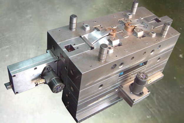 卫浴花洒全自动搅牙模具